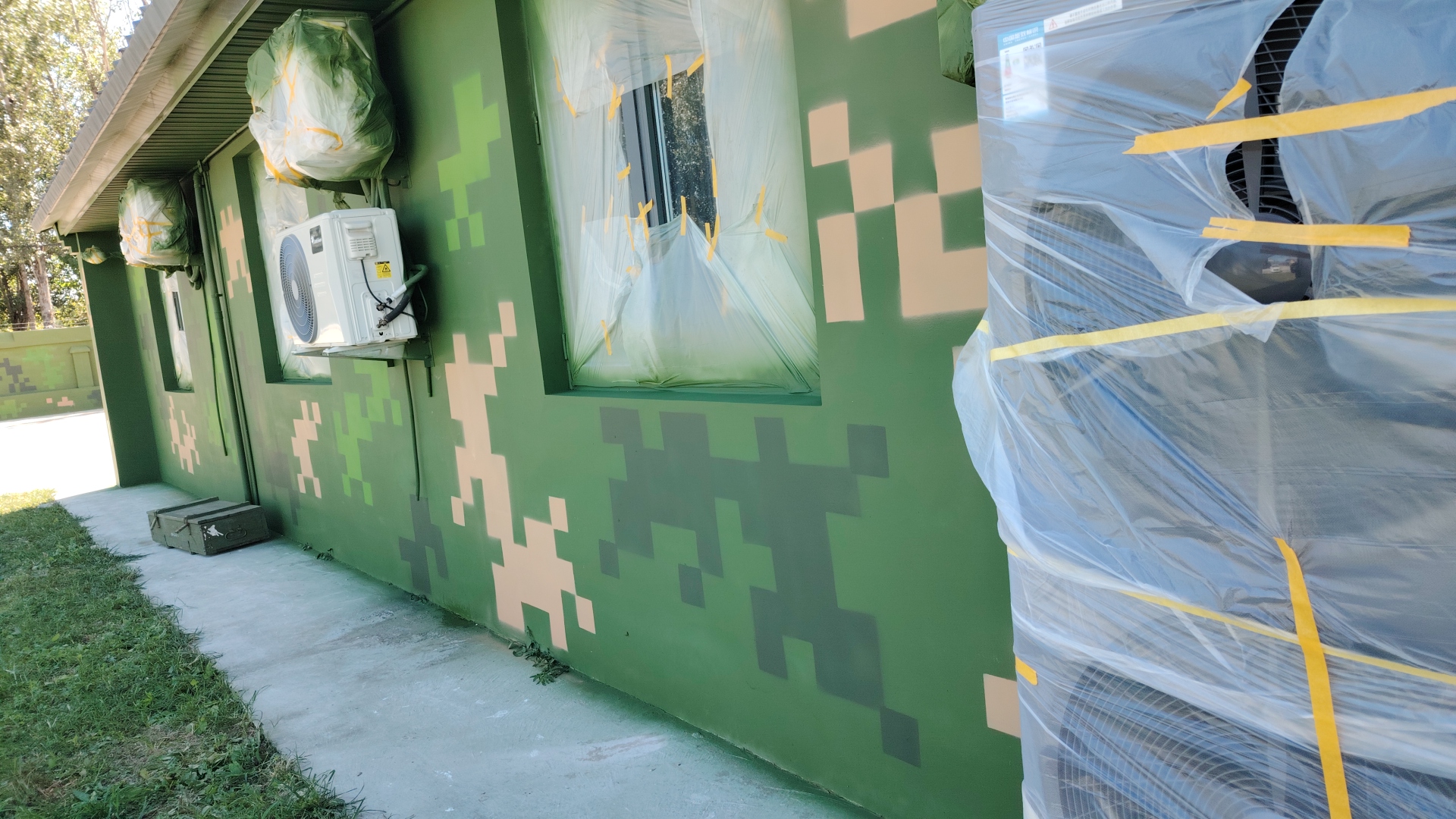 衡水外墙迷彩漆施工多少钱 伪装迷彩漆  